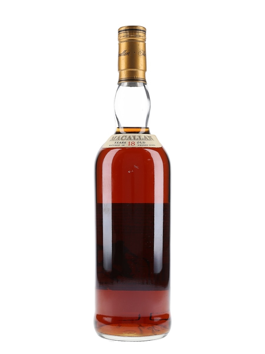 Macallan 18 Year Old Bottled 1980s 75cl