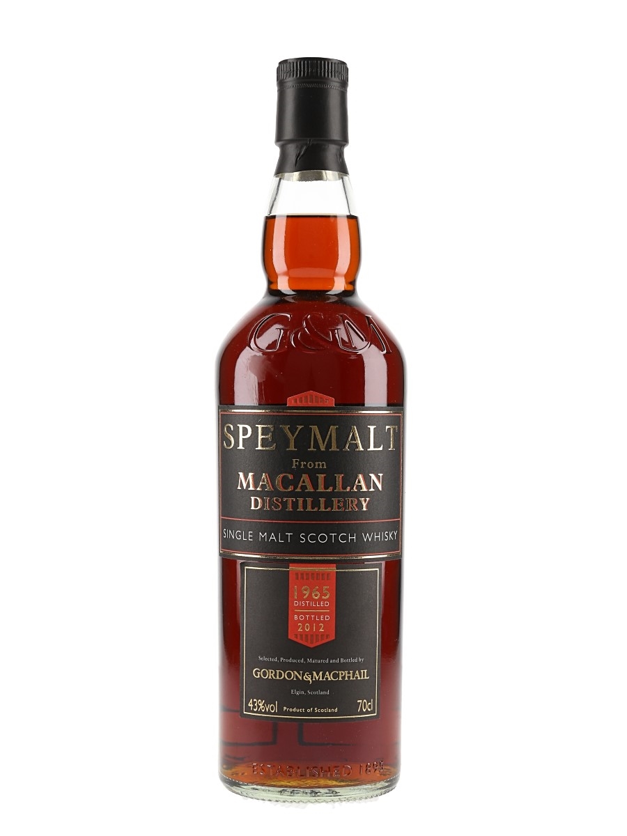 Macallan 1965 Speymalt Bottled 2012 - Gordon & MacPhail 70cl / 43%