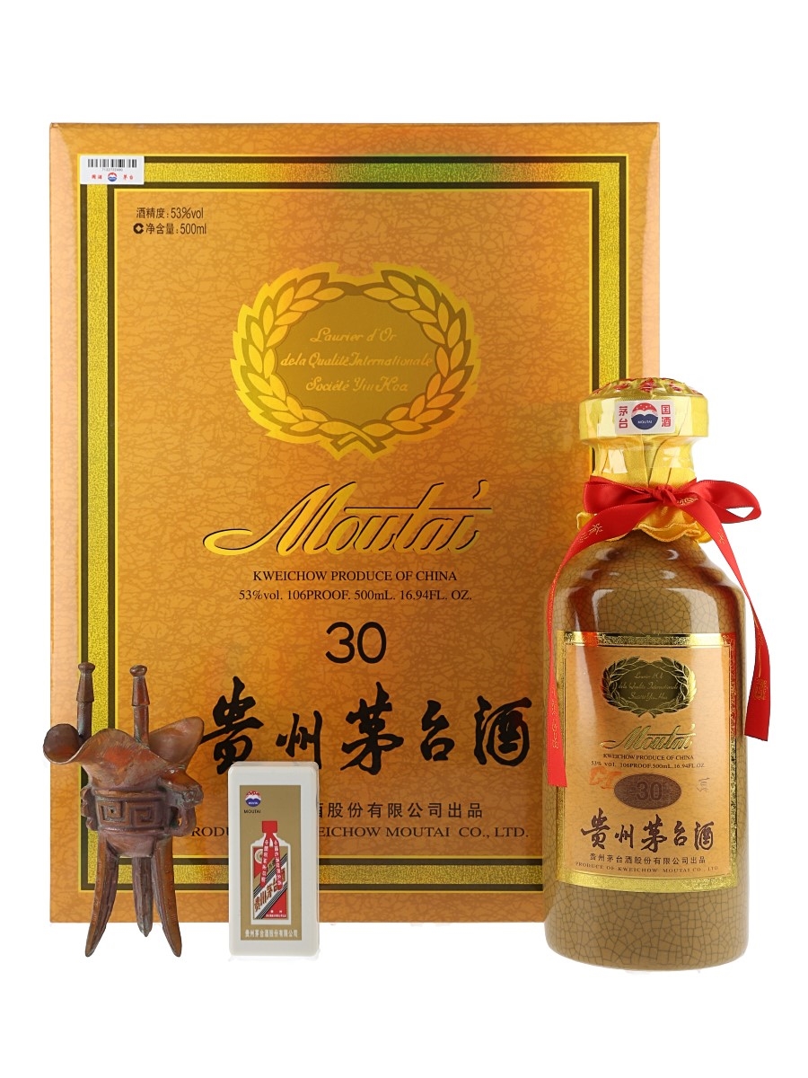 Kweichow Moutai 30 Year Old Baijiu  50cl / 53%