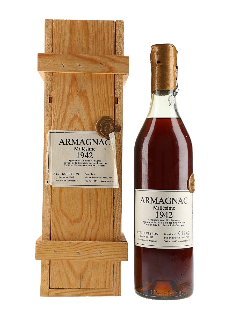 Dupeyron 1942 Armagnac Millesime Bottled 1984 70cl / 44%