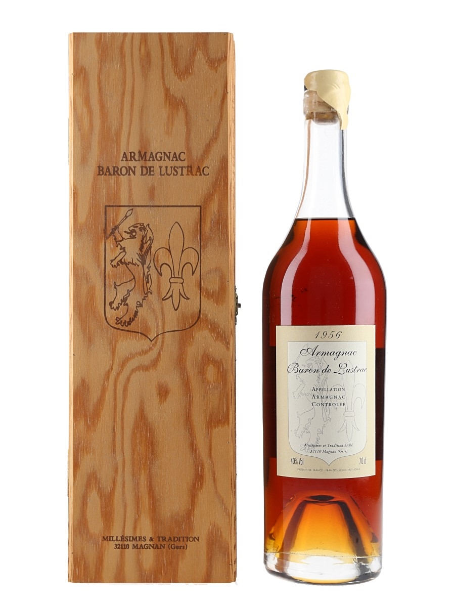 Baron De Lustrac 1956 Bas Armagnac - Lot 137323 - Buy/Sell