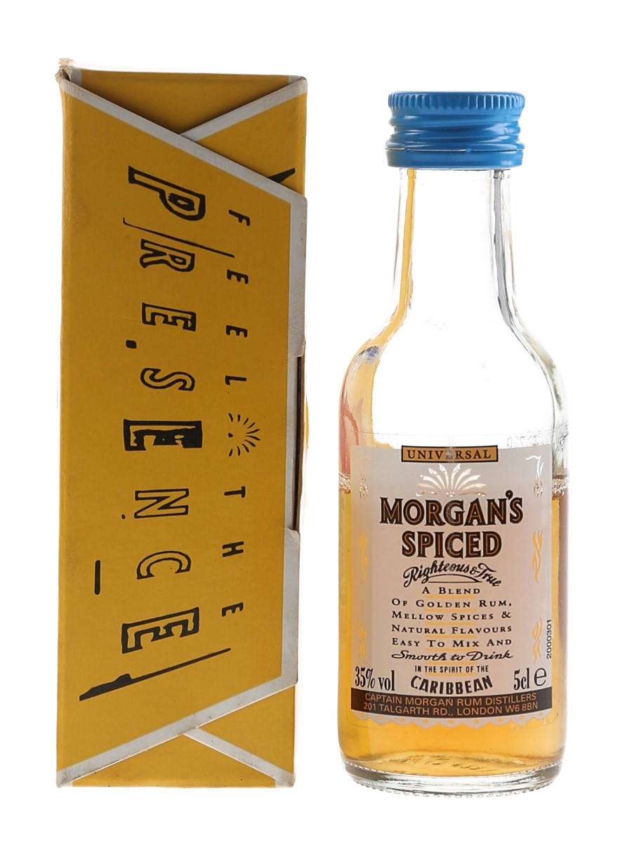 Captain Morgan Spiced Rum Bottled 1990s 5cl / 35%