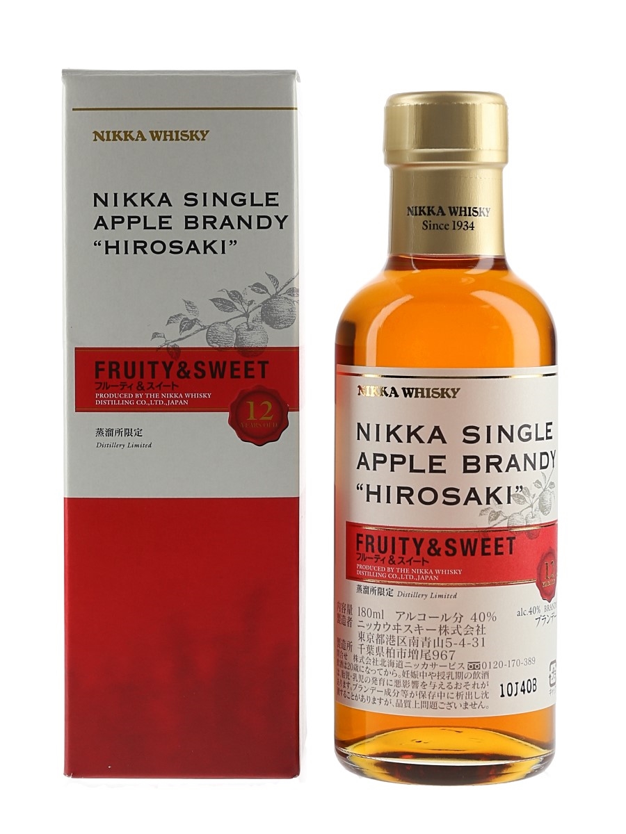 【宮城峡蒸溜所限定】NIKKA SINGLE APPLE BRANDY 12年 Nikka Miyagikyo Single Malt Whisky Apple Brandy Finish