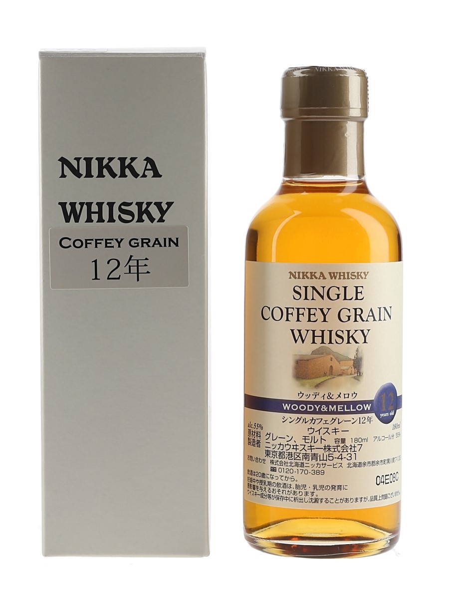 Nikka Single Coffey Grain Woody & Mellow 12 Year Old Distillery Exclusive 18cl / 55%