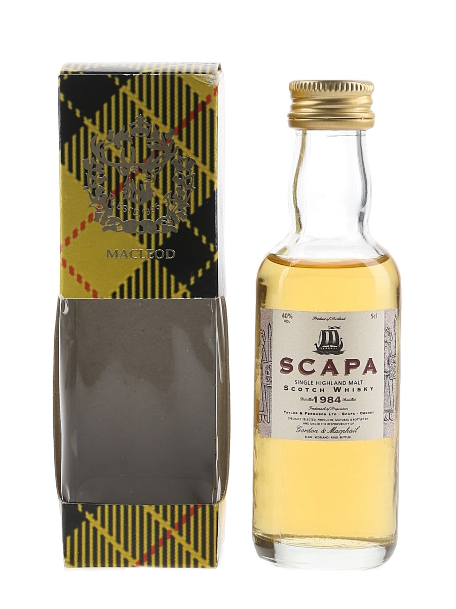 ウイスキー Gordon & MacPhail Scapa 1984 125 Anniversary 1984 from