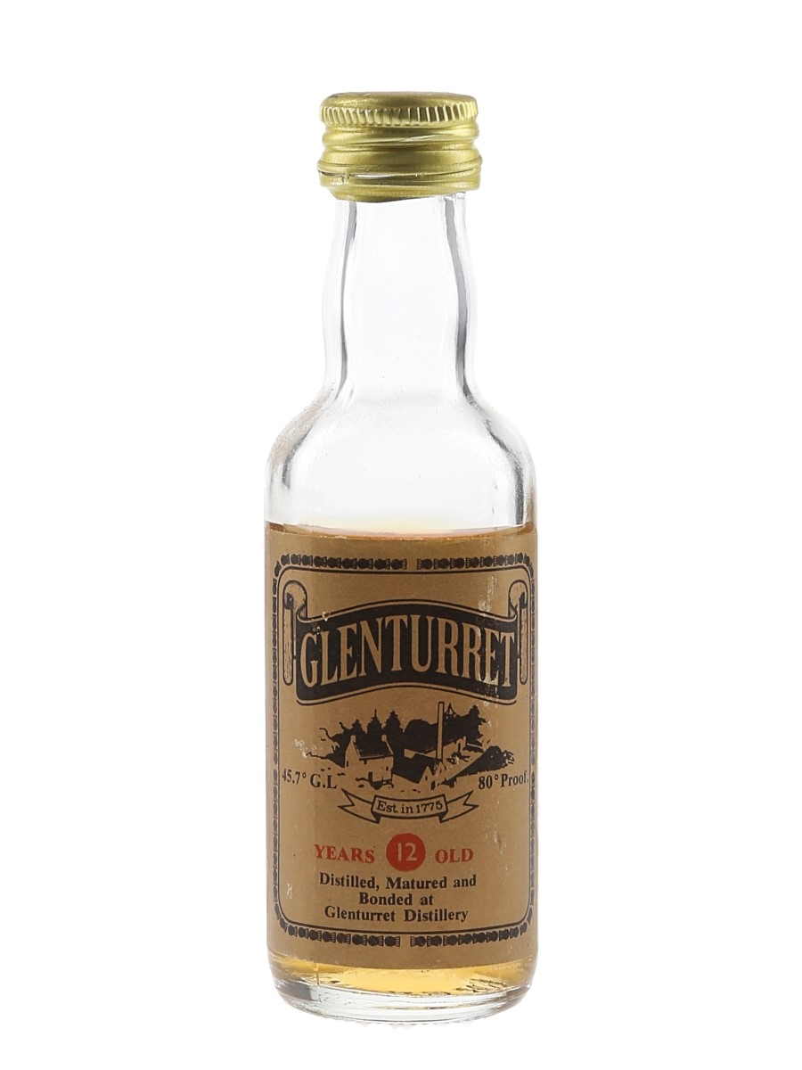 Glenturret 12 Year Old Bottled 1970s-1980s 5cl / 45.7%