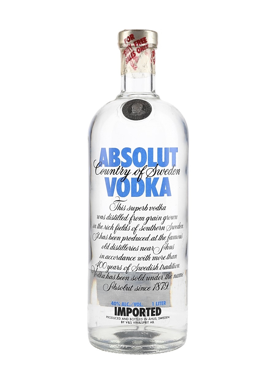 Absolut Vodka Duty Free 100cl / 40%