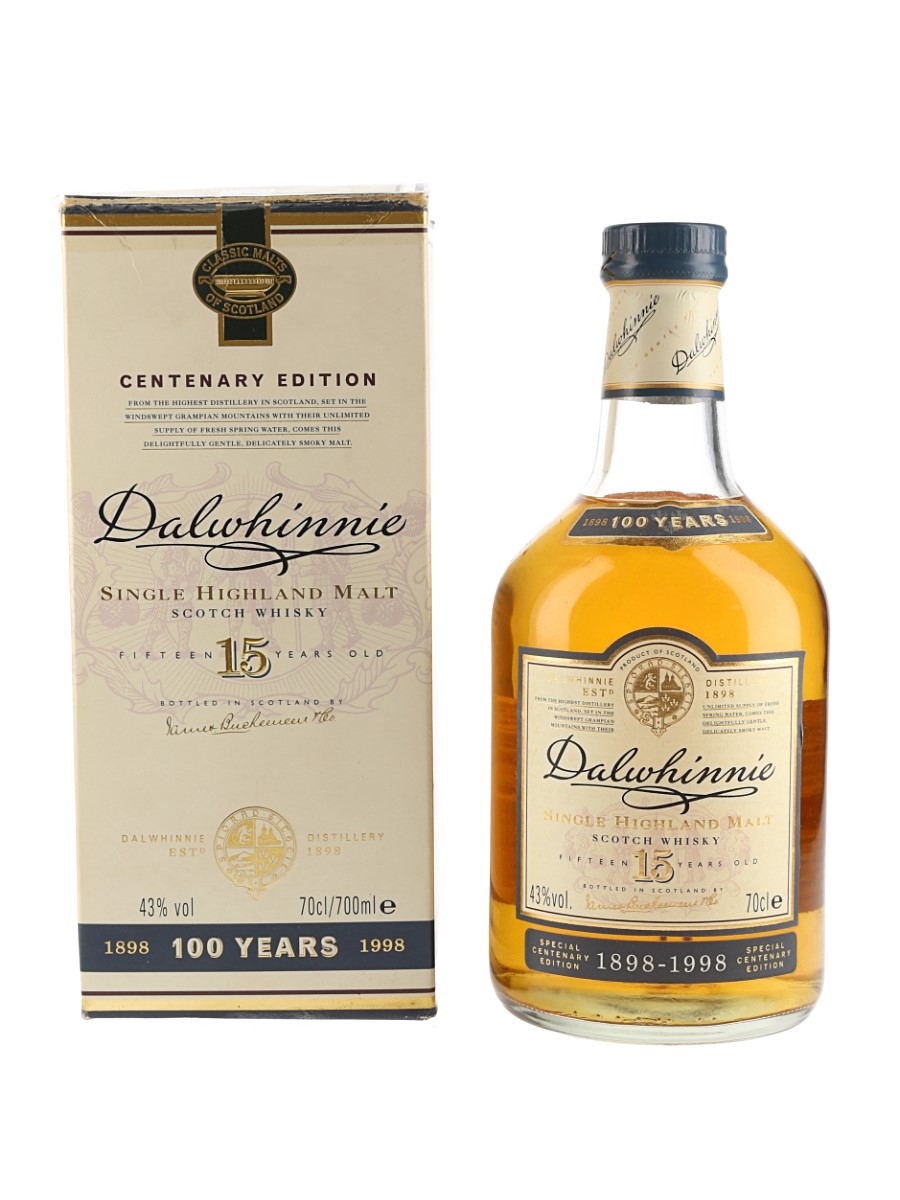 Dalwhinnie 15 Year Old Special Centenary Edition 1998 70cl / 43%