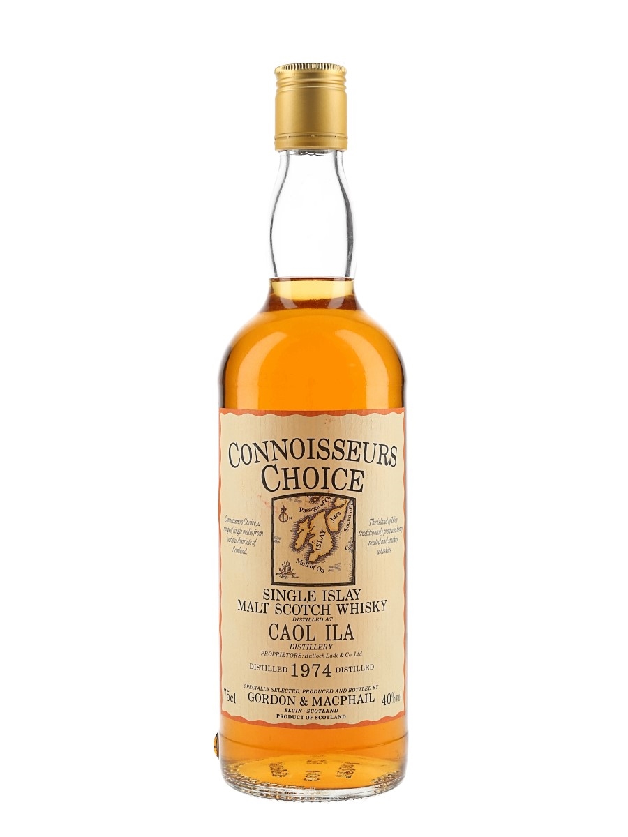 Caol Ila 1974 Connoisseurs Choice Bottled 1980s - Gordon & MacPhail 75cl / 40%