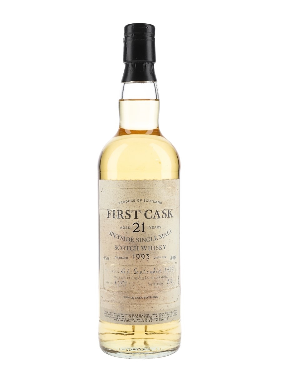 Royal Brackla 1993 21 Year Old Cask 6754 - Lot 137552 - Buy/Sell