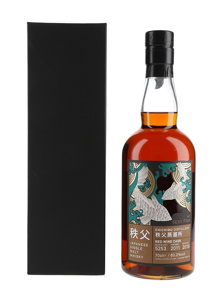 Chichibu 2011 Red Wine Cask 5253 Bottled 2018 - Sexy Fish 70cl / 60.2%