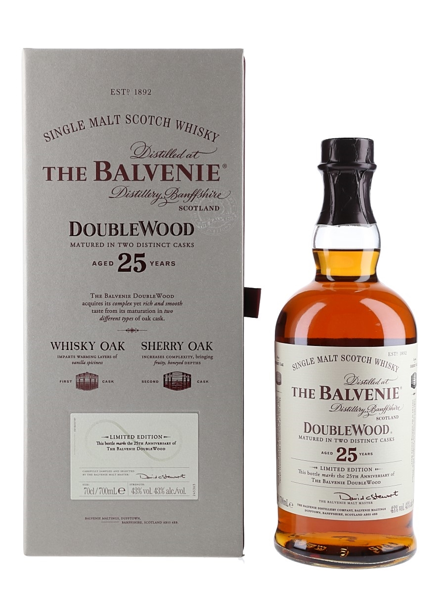 Balvenie 25 Year Old Doublewood 70cl / 43%