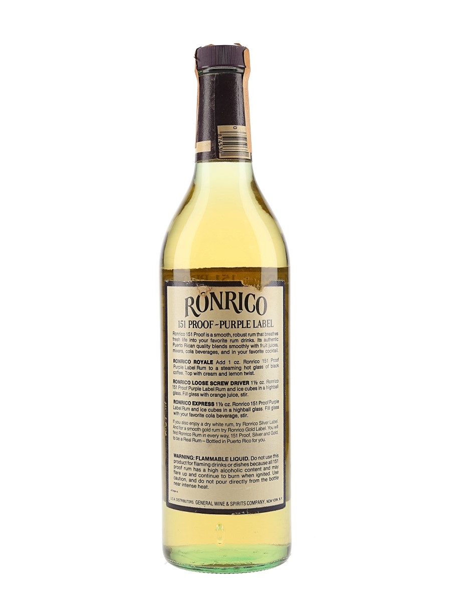 Ronrico Purple Label - Lot 142957 - Buy/Sell Rum Online