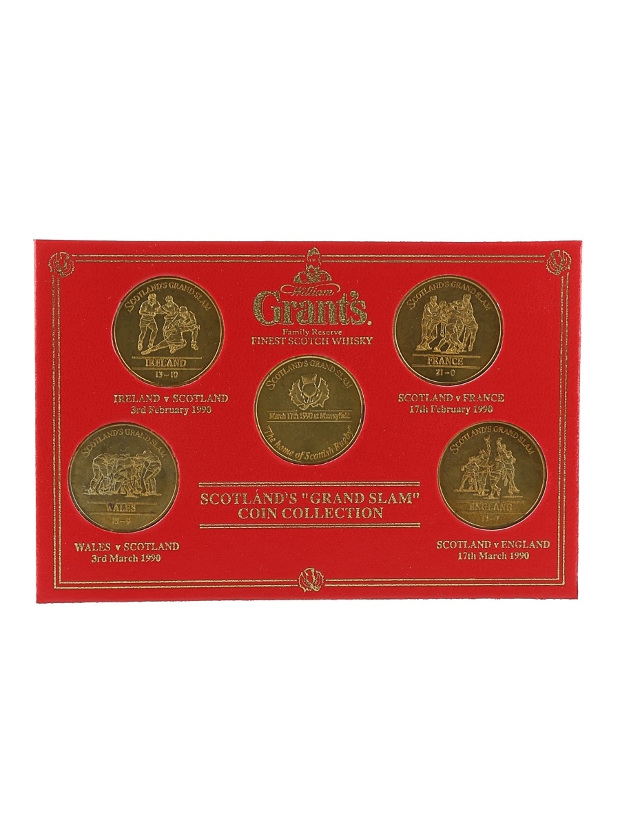 Grant's Scotland's 'Grand Slam' Coin Collection  12cm x 17.5cm