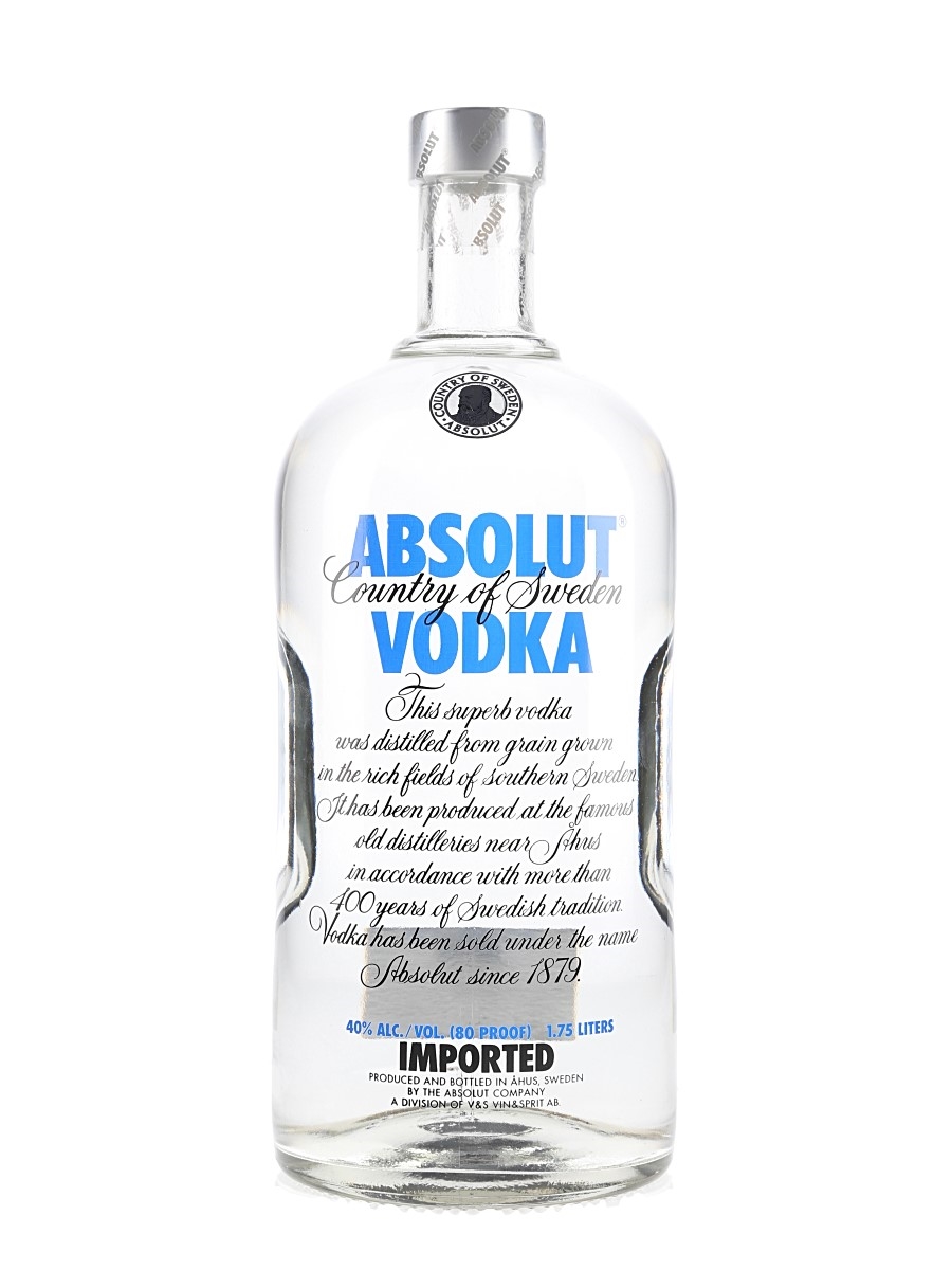 Absolut Vodka  175cl / 40%