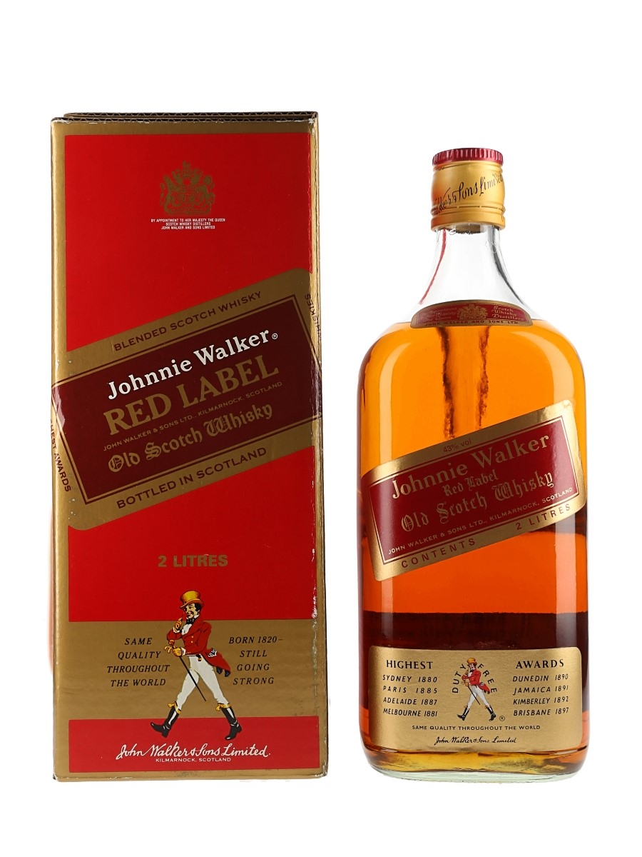 Johnnie Walker Red Label Bottled 1980s - Large Format 200cl / 43%