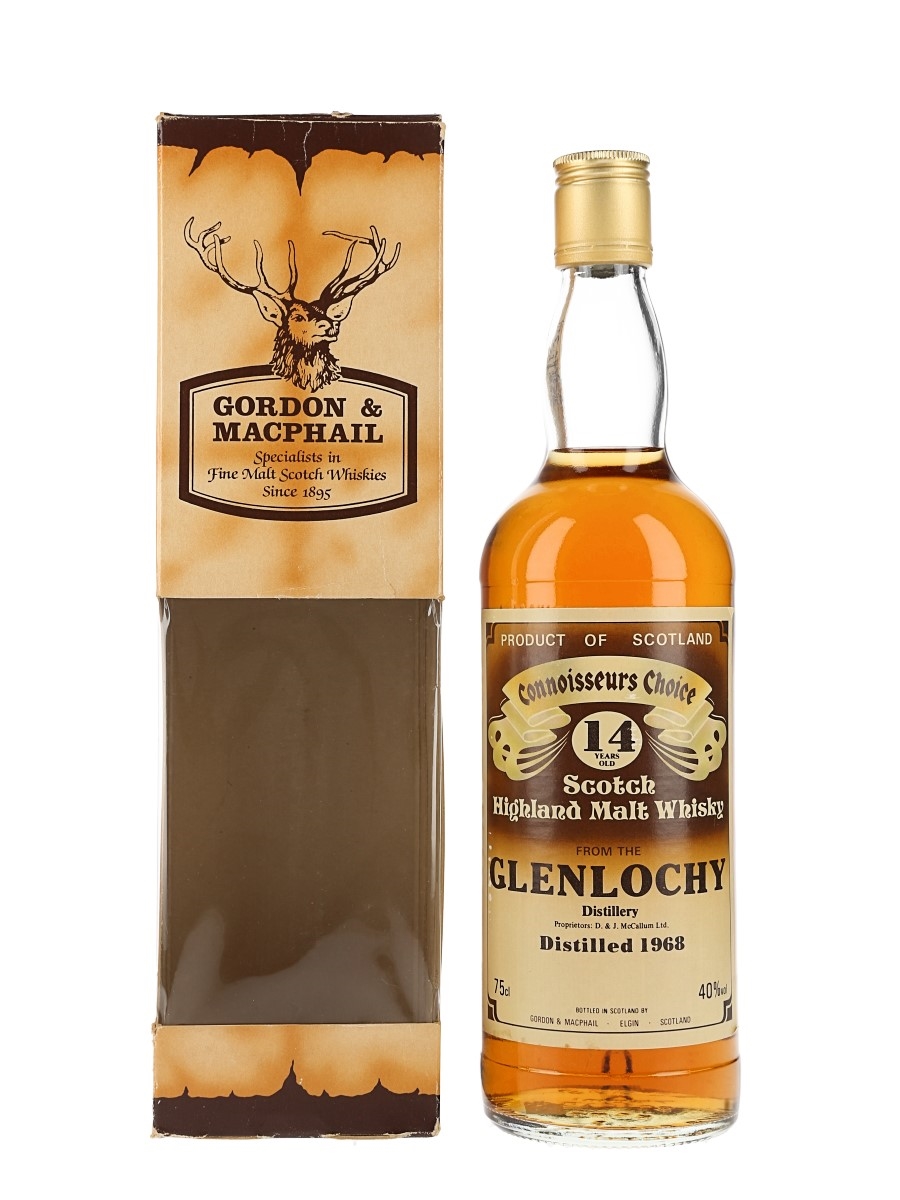 Glenlochy 1968 14 Year Old Connoisseurs Choice Bottled 1980s - Gordon & MacPhail 75cl / 40%