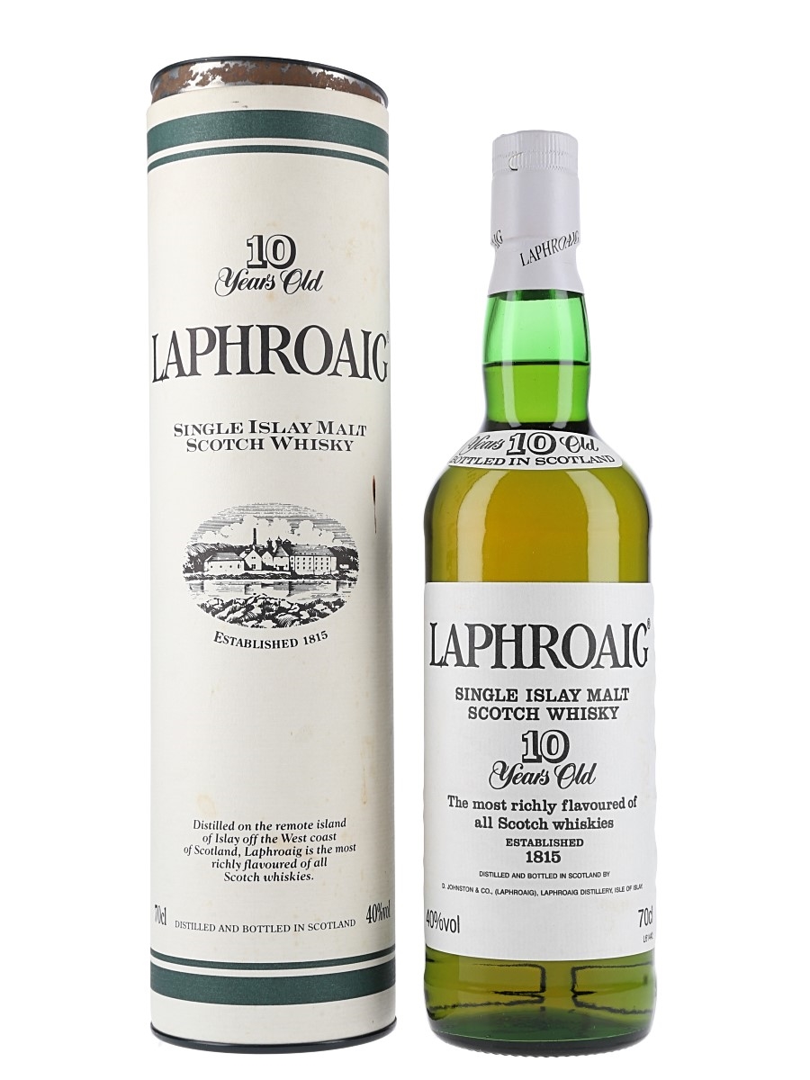 Laphroaig 10 Year Old Bottled 1990s - Pre Royal Warrant 70cl / 40%