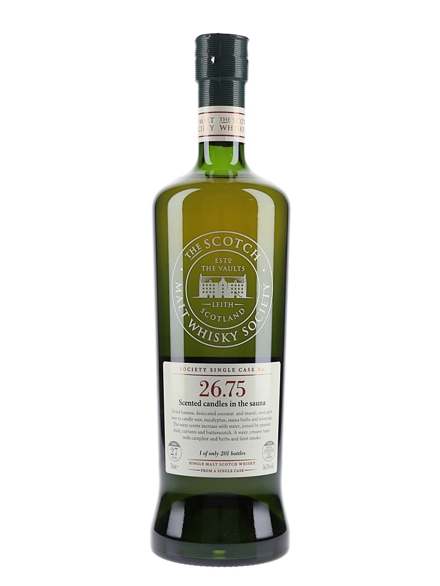 SMWS 26.75 Scented Candles in the Sauna Clynelish 27 Year Old 70cl / 56.3%