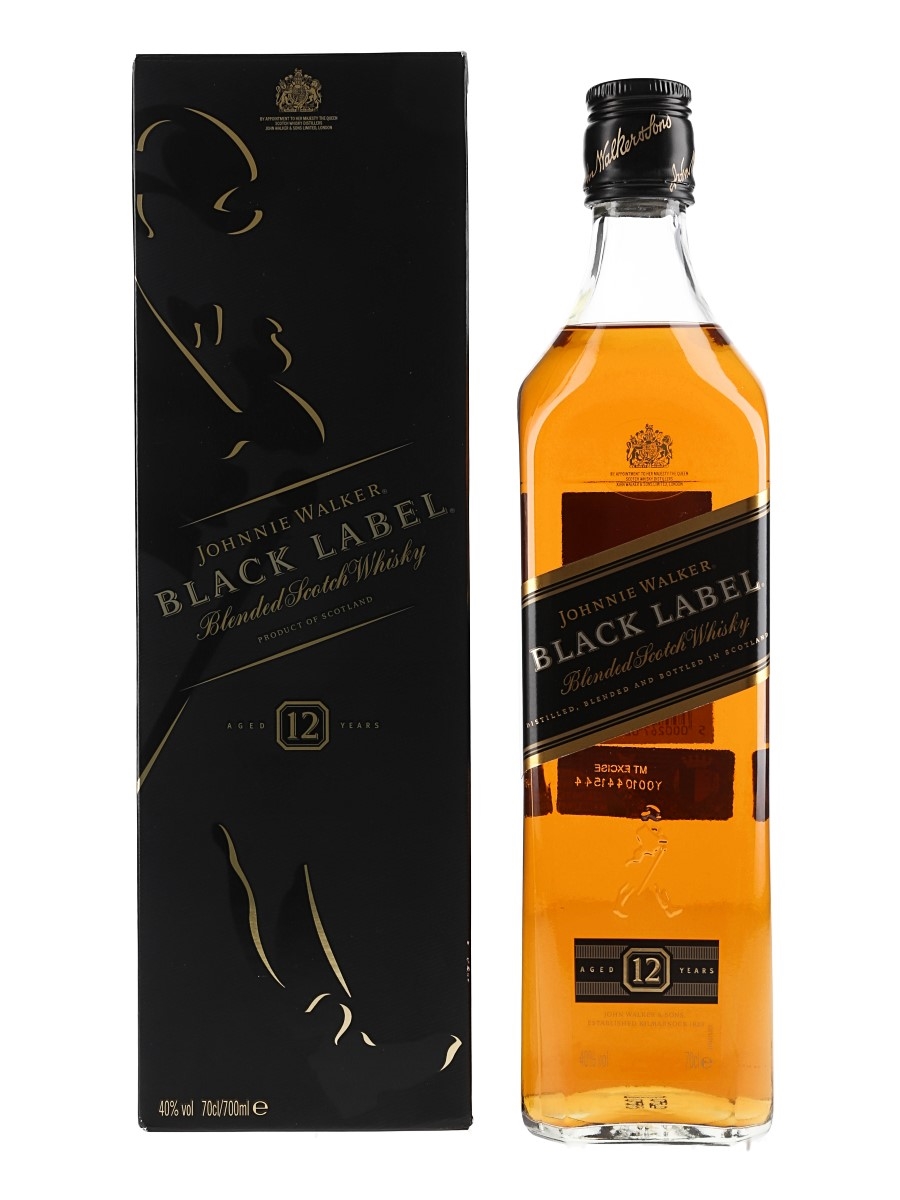 Johnnie Walker Black Label 12 Year Old - Lot 138012 - Buy/Sell Blended ...