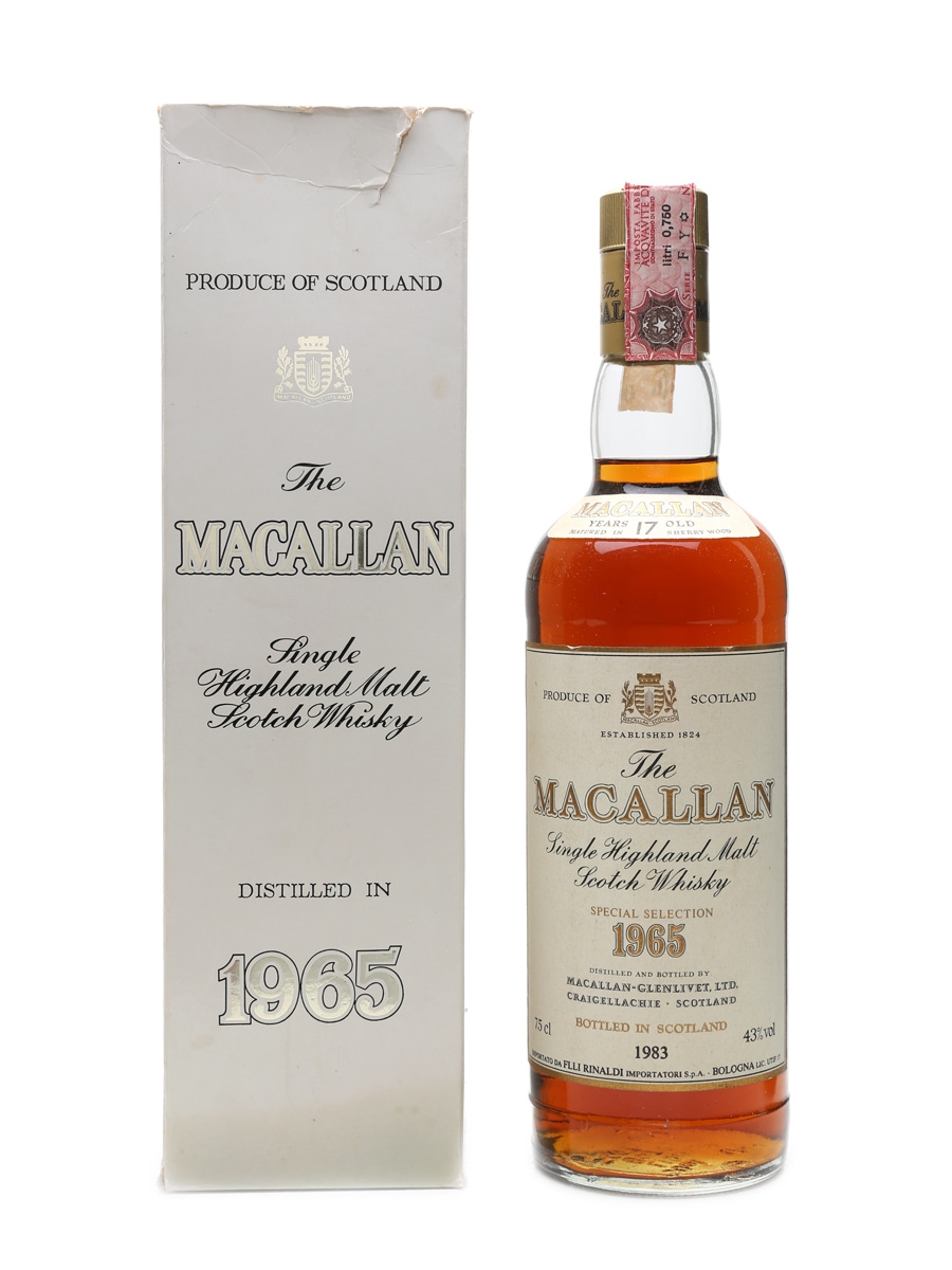 Macallan 1965 17 Year Old - Rinaldi 75cl / 43%