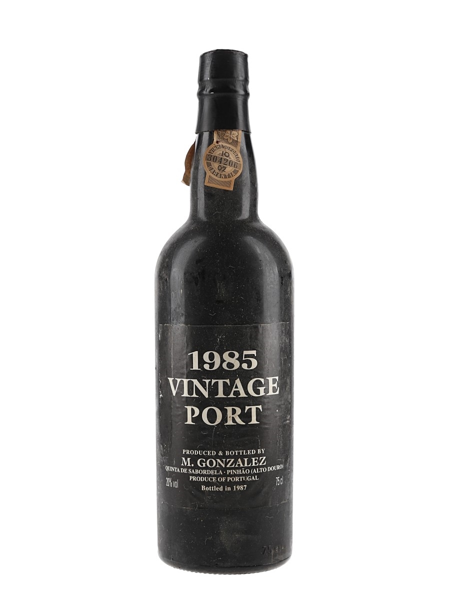 M.Gonzalez 1985 Vintage Port Quinta De Sabordela - Bottled 1987 75cl / 20%