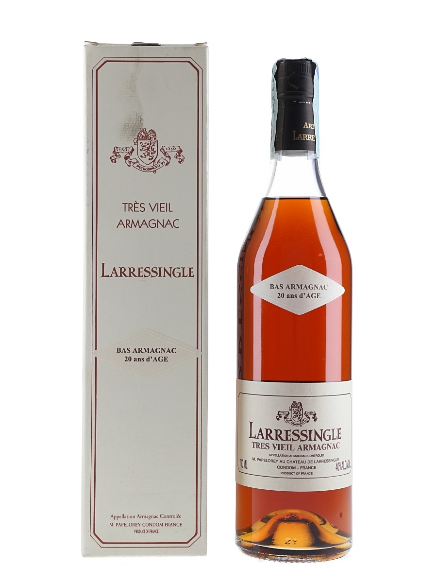 Larressingle Tres Vieil 20 Year Old Bas Armagnac Lot 138335 Buysell Armagnac Online