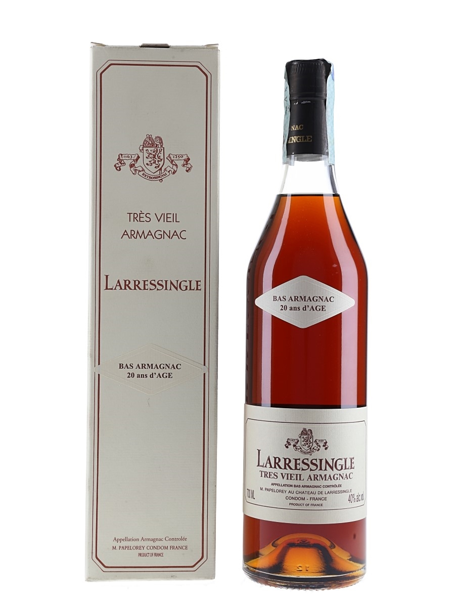Larressingle Tres Vieil 20 Year Old Bas Armagnac  70cl / 40%