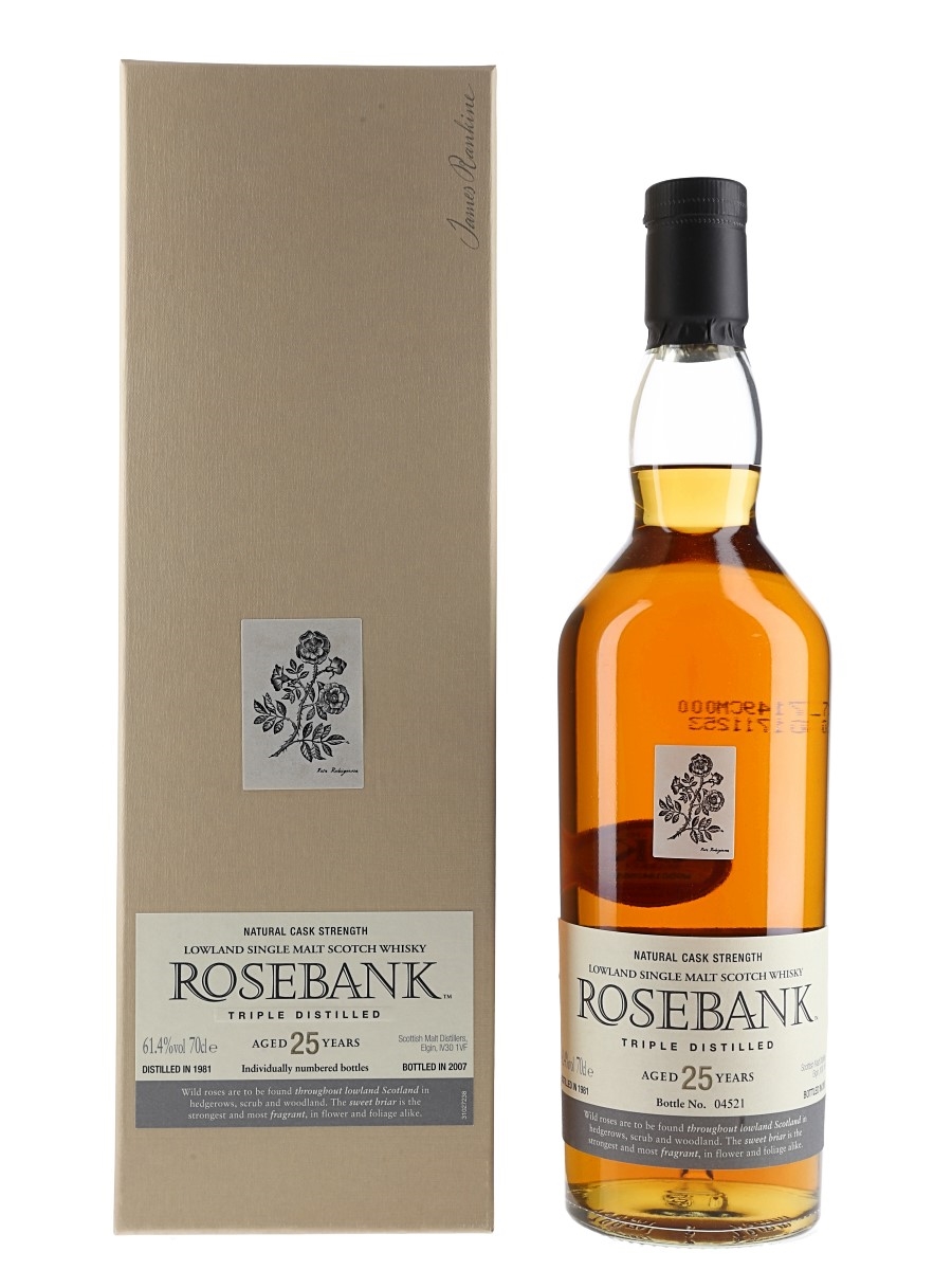 Rosebank 1981 25 Year Old Special Releases 2007 70cl / 61.4%