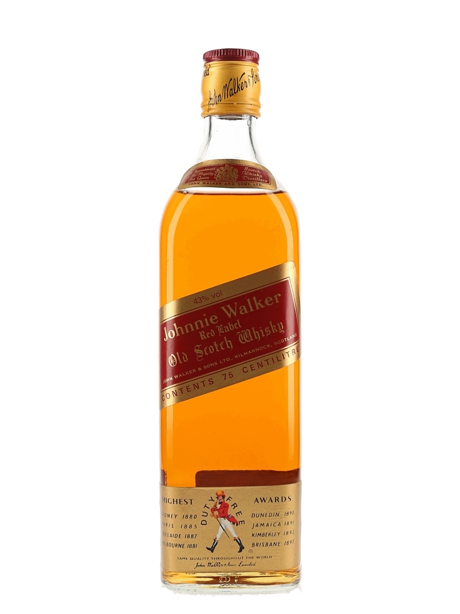 Johnnie Walker Whisky - Blended Scotch JW Red Label, 375 mL