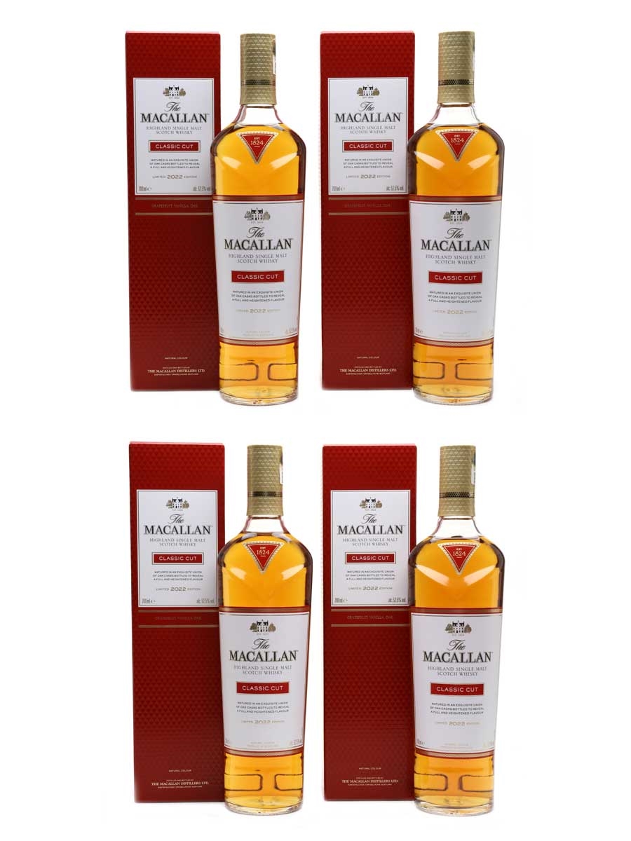 Macallan Classic Cut Limited 2022 Edition 4 x 70cl / 52.5%