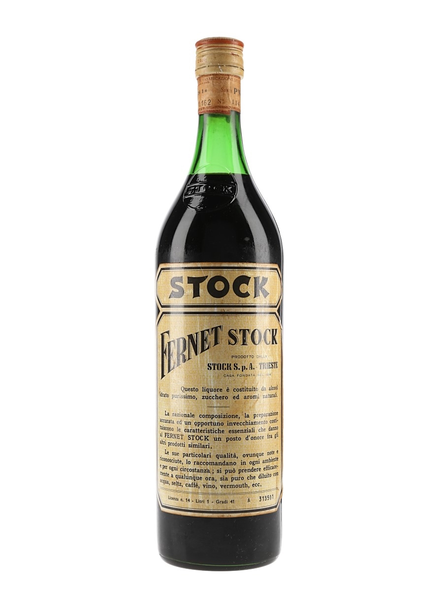 Stock Fernet Bottled 1960s 100cl / 41%