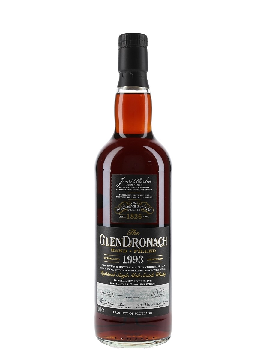 Glendronach 1993 Hand Filled Bottled 2022 - Distillery Exclusive 70cl / 54.9%