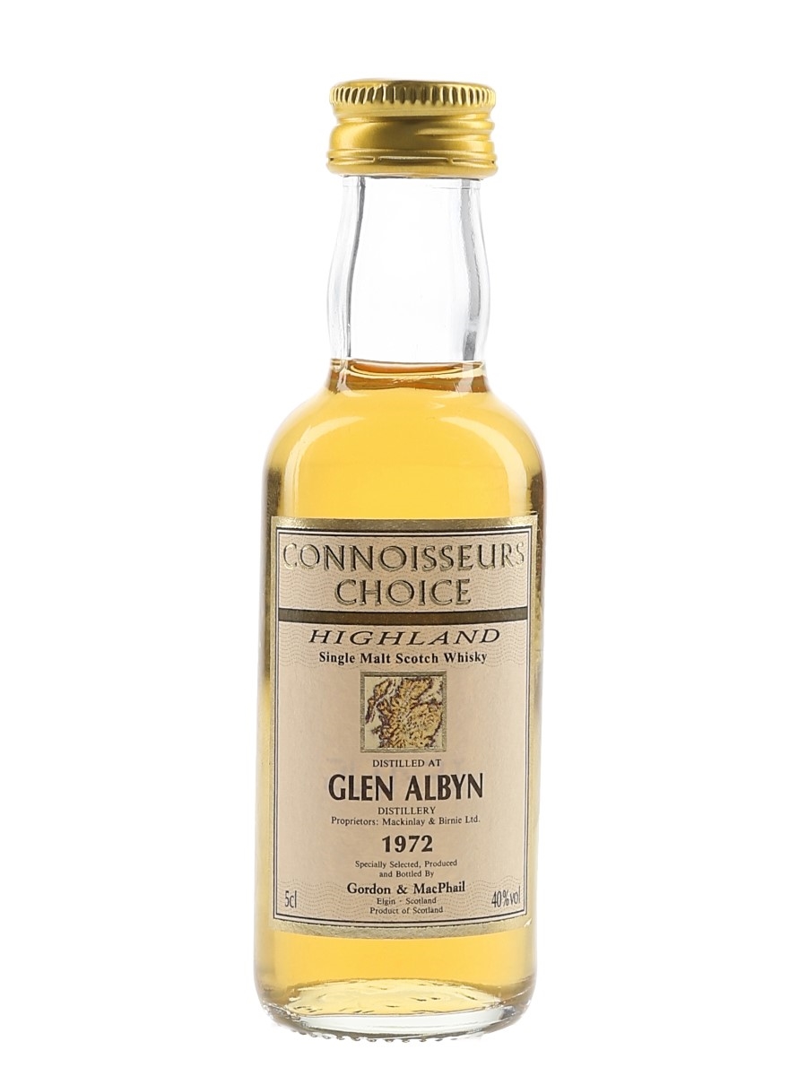 Glen Albyn 1972 Connoisseurs Choice Bottled 1990s - Gordon & MacPhail 5cl / 40%