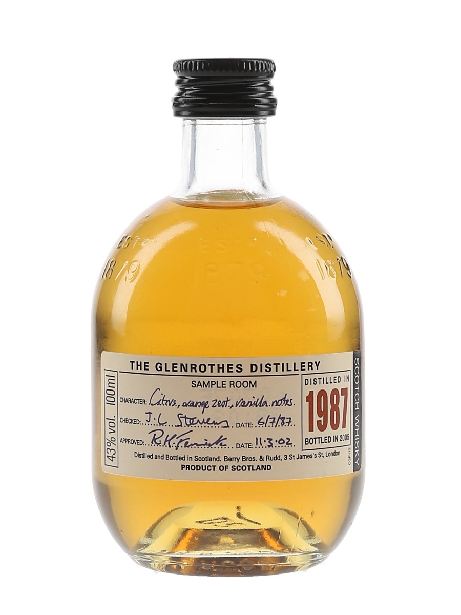 Glenrothes 1987 Bottled 2005 10cl / 43%