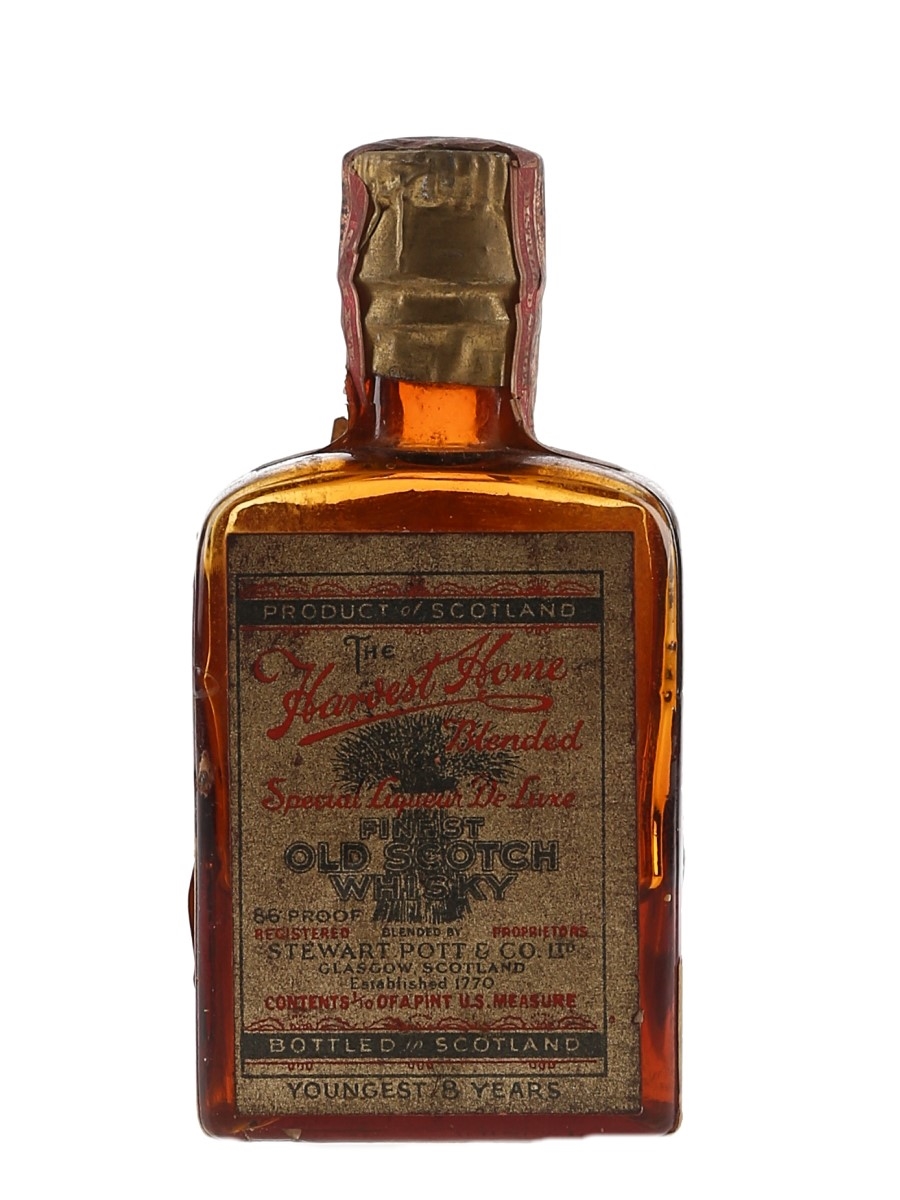 Harvest Home 8 Year Old Bottled 1930s-1940s - McKesson & Robbins 4.7cl / 43%