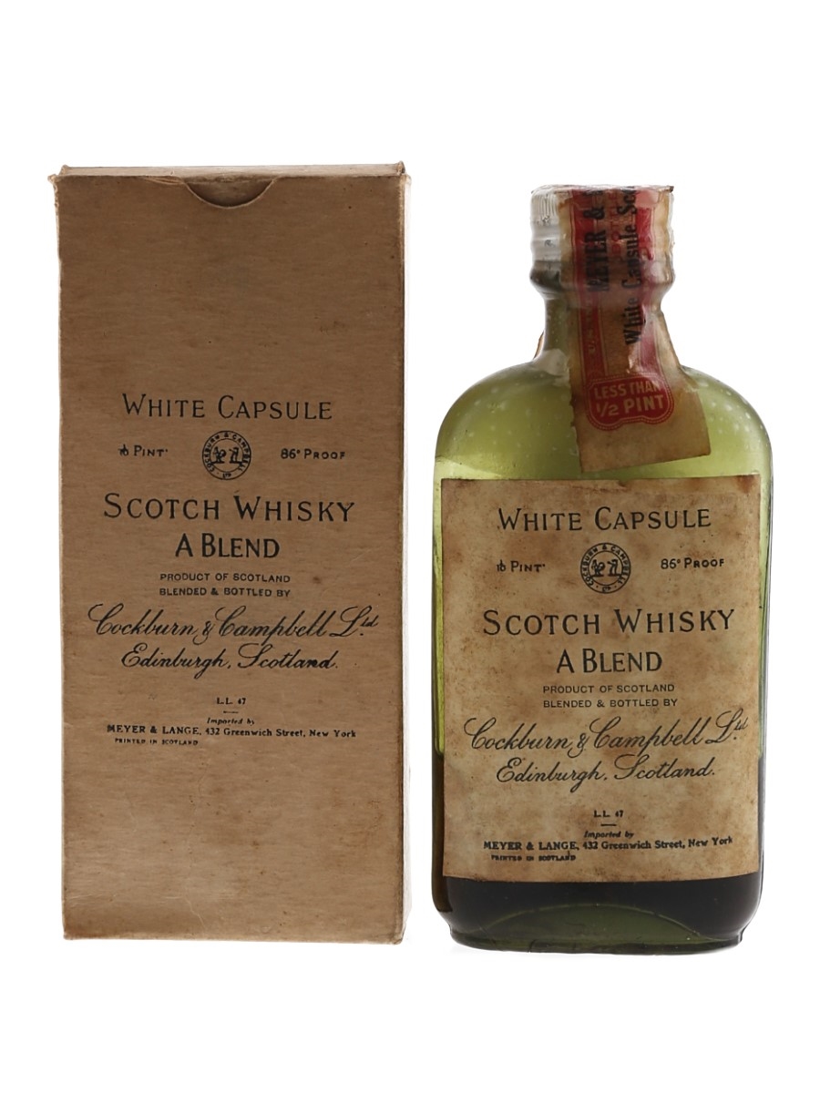 Cockburn & Campbell White Capsule Bottled 1950s 4.7cl / 43%