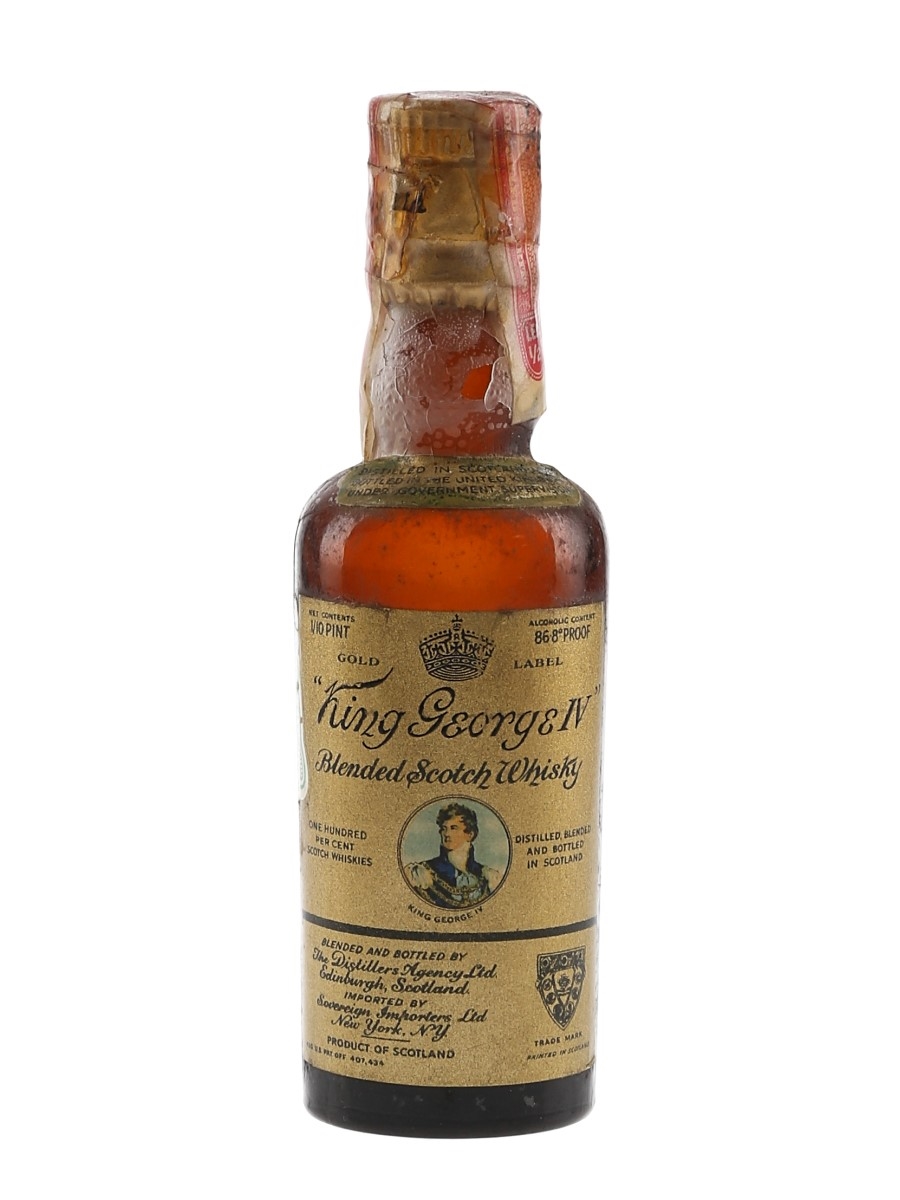 King George IV Bottled 1940s 5cl / 43.4%