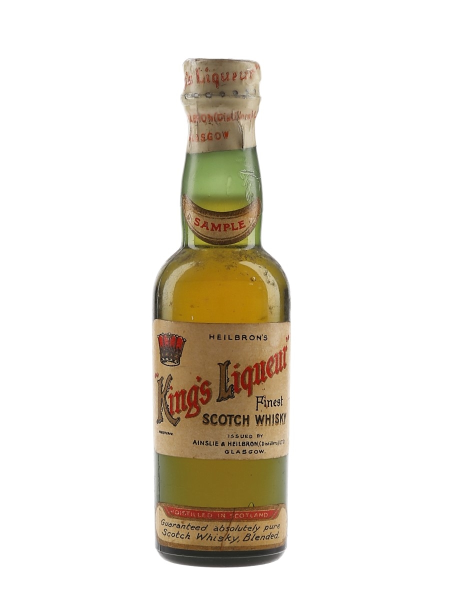 Ainslie's & Heilbron's King's Liqueur Bottled 1950s-1960s 7cl