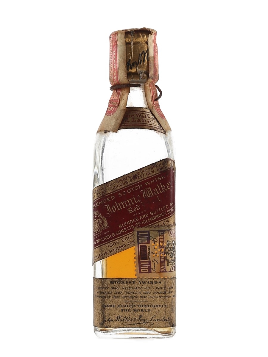 Johnnie Walker Red Label Bottled 1940s 4.7cl / 43.4%