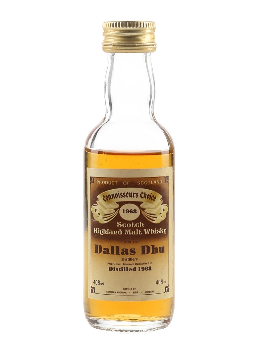 Dallas Dhu 1968 Connoisseurs Choice Bottled 1980s - Gordon & MacPhail 5cl / 40%