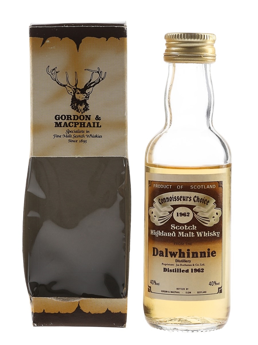 Dalwhinnie 1962 Connoisseurs Choice Bottled 1980s - Gordon & MacPhail 5cl / 40%