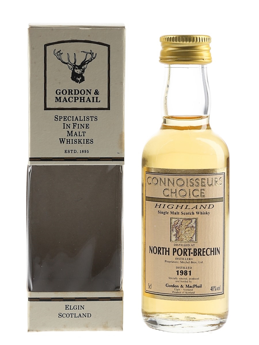 North Port - Brechin 1981 Connoisseurs Choice Bottled 2000s - Gordon & MacPhail 5cl / 40%