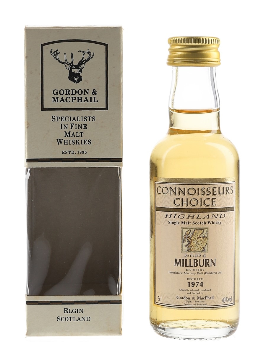 Millburn 1974 Connoisseurs Choice Bottled 2000s - Gordon & MacPhail 5cl / 40%