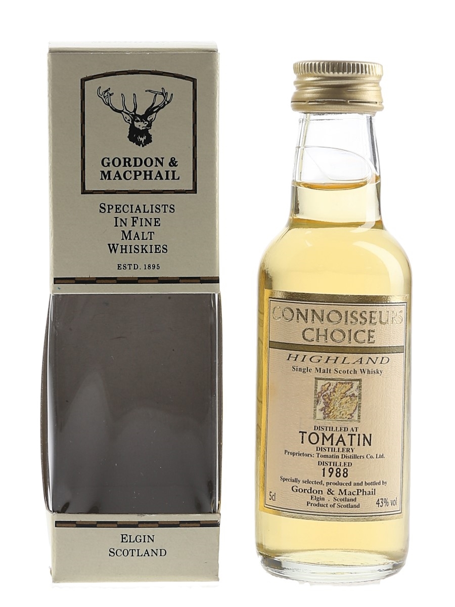 Tomatin 1988 Connoisseurs Choice Bottled 2000s - Gordon & MacPhail 5cl / 43%