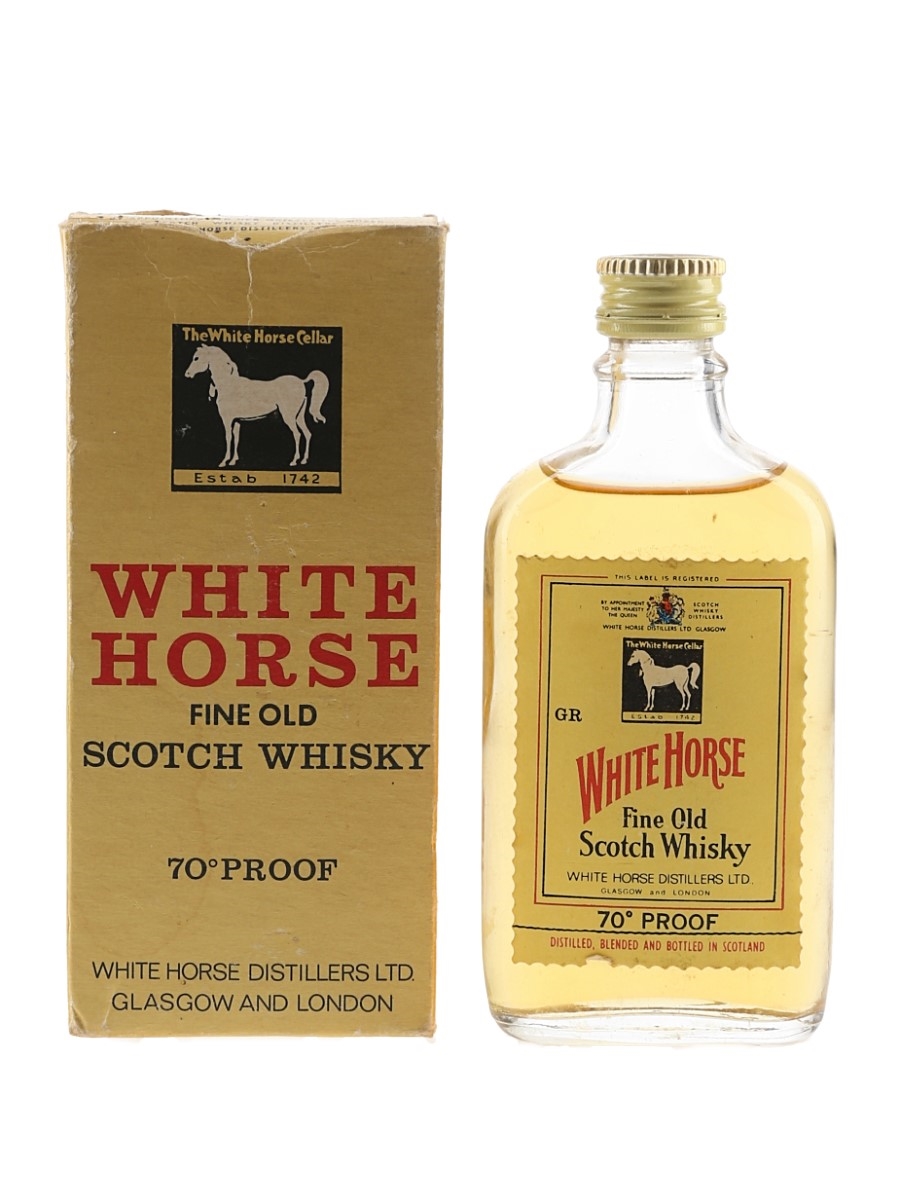 White Horse Bottled 1970s 5cl / 40%