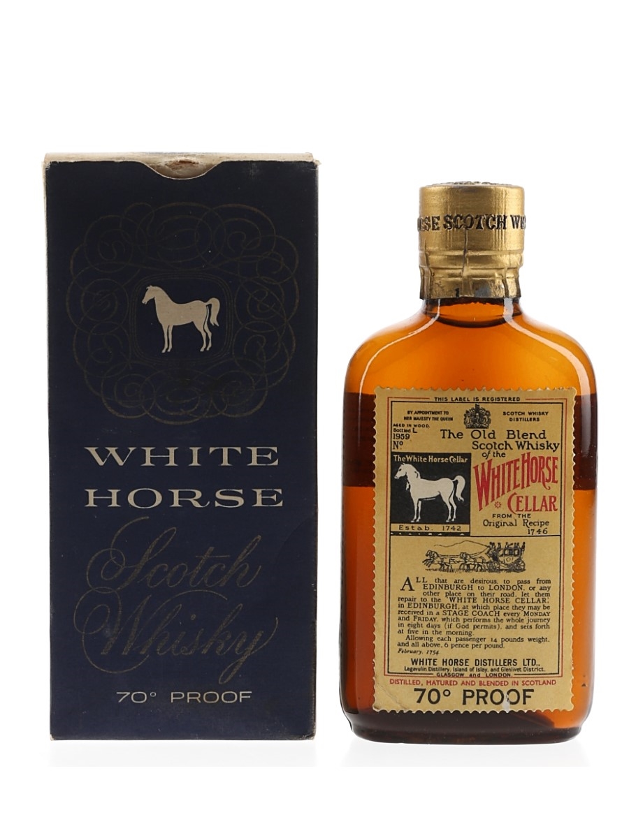 White Horse Bottled 1950s 5cl / 40%