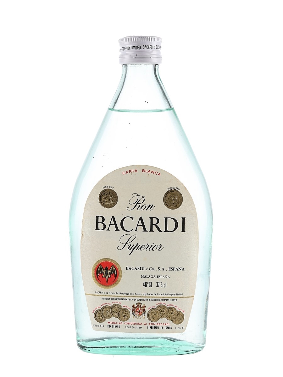 Ron Bacardi Bottled 1970s 37.5cl / 40%