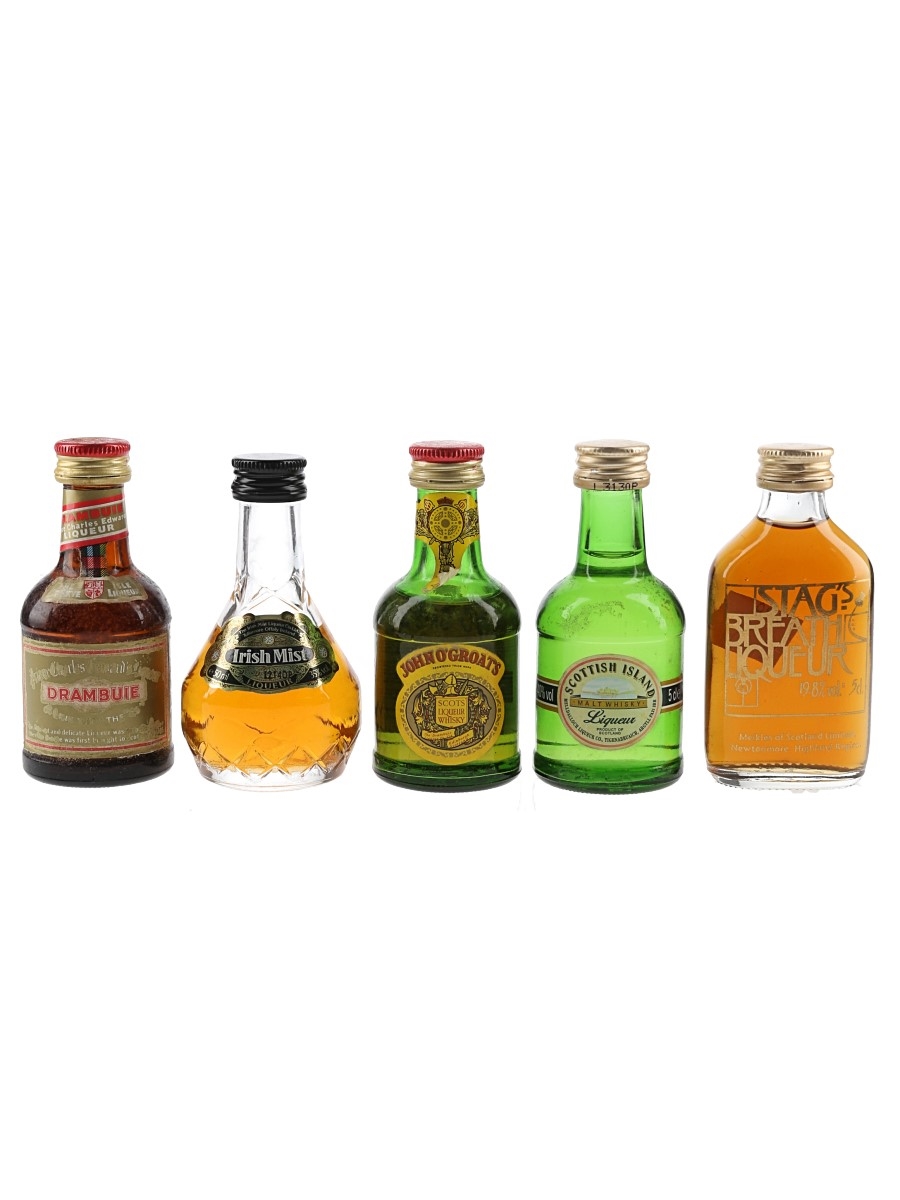 Assorted Whisky Liqueur Bottled 1970s & 1980s 5 x 5cl
