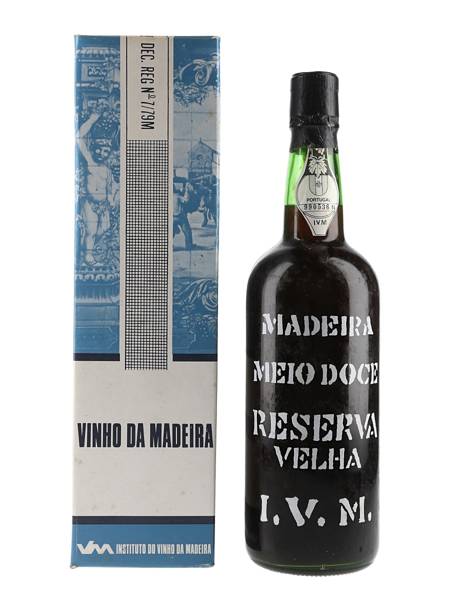 Meio Doce Reserva Velha Instituto Do Vinho Da Madeira - Bottled 1970s 75cl
